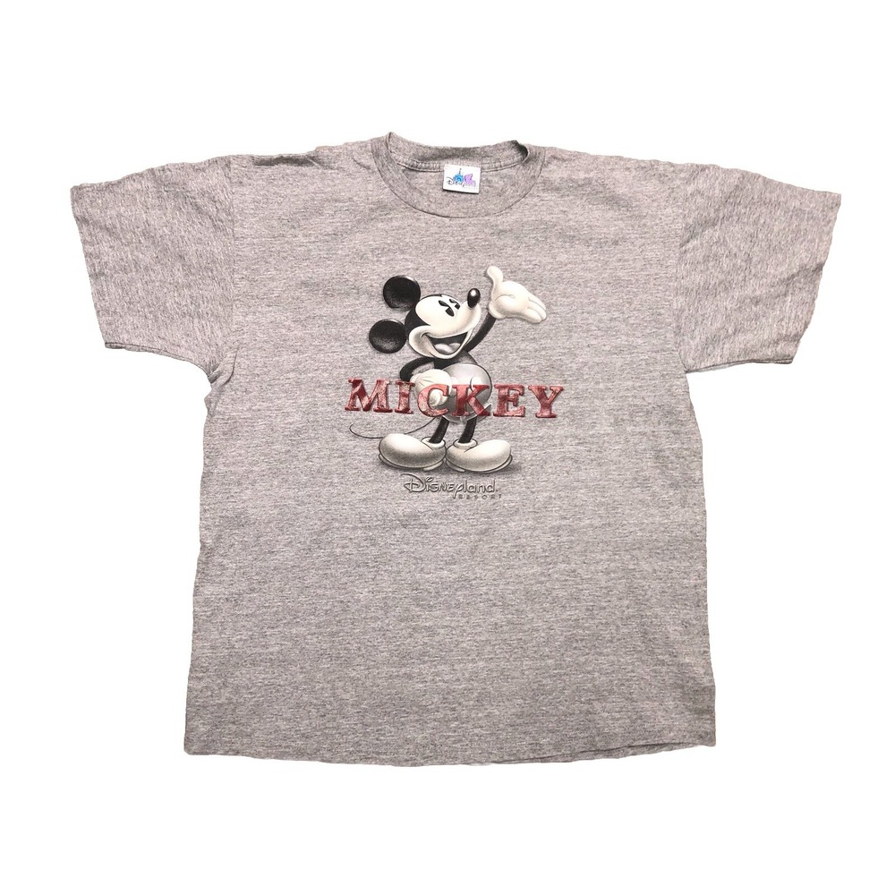 Vintage Disneyland Resort‎ Mickey Mouse T Shirt Men's L Gray